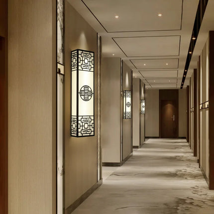 Applique murale zen en bande style chinois pour hôtel et ingénierie — LZ4X9Q2