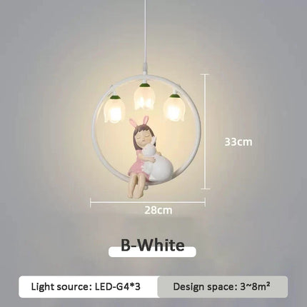 Suspension mignonne pour chambre de petite fille moderne — LZ4X9T