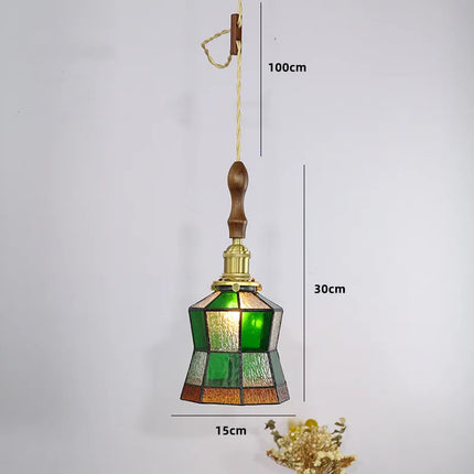 Suspension nordique en cuivre avec verre teinté pour intérieur — LZ4X9P
