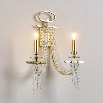 Applique murale LED en cristal au design moderne et luxueux — LZ4X9P2