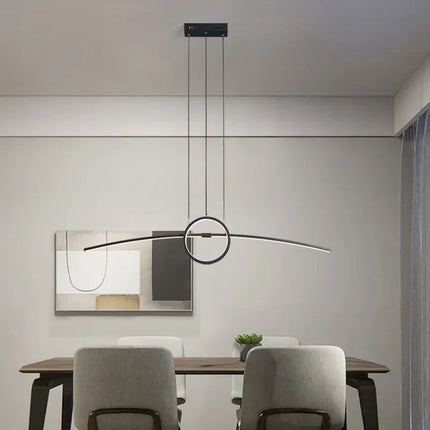 Suspension moderne avec éclairage LED pour maison connectée — LZ4P9XQ