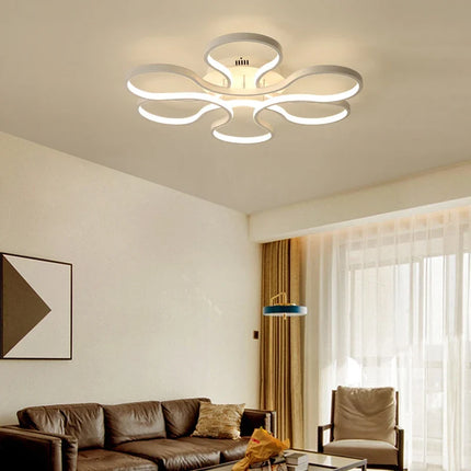 Lustre LED créatif en aluminium pour bar et restaurant — LZ4X9P2