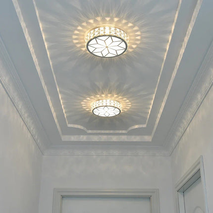 Plafonnier moderne rond et carré pour salon, couloir, chambre et vestibule — LZ4X9P2