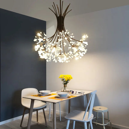 Suspension plafonnier design pissenlit pour salon et salle à manger — LZ4Q7N2