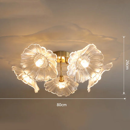 Suspension design nordique moderne à motif floral élégant pour intérieur — LZ4R9T1