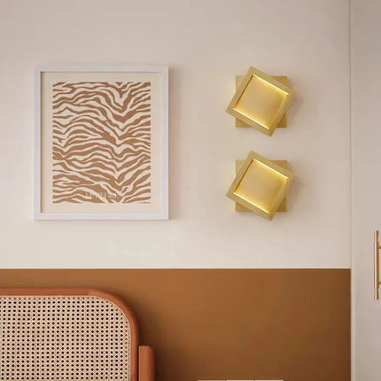 Applique murale design en laiton et noir pour intérieur — LZ4P9X