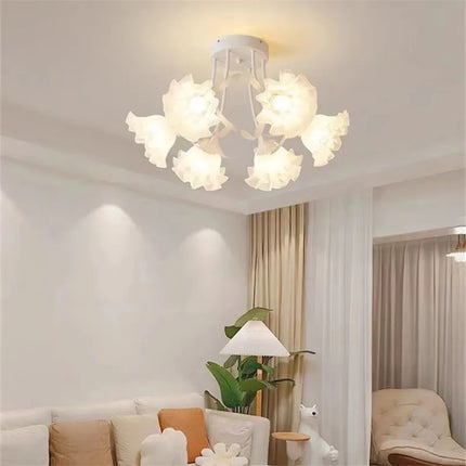 Lustre nordique floral pour décoration intérieure — LZ4X9P2
