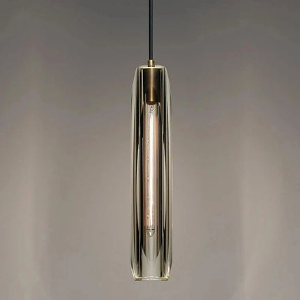 Suspension longue en cristal de luxe design — LZ4X9M