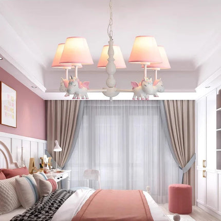 Lustre LED rotatif pour enfant style nordique romantique et chaleureux — LZ4X9P
