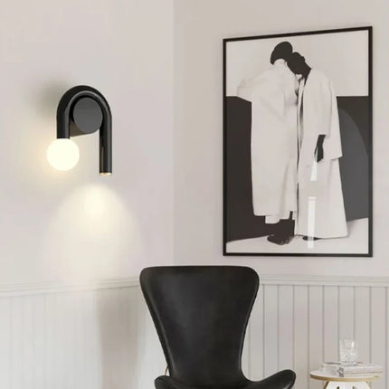 Applique murale en métal tube en U style nordique artistique — LZ4X9T2
