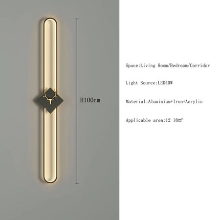 applique murale led nordique design moderne pour décoration intérieure