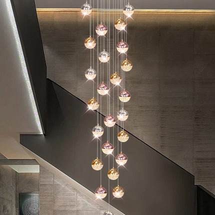 Lustre moderne à boules en acrylique pour éclairage intérieur luxe — LZ4X9M