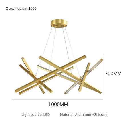 Lustre minimaliste à design géométrique pour intérieur élégant — LZ4X9P