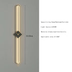 Noir-H120cm / Lumière chaude