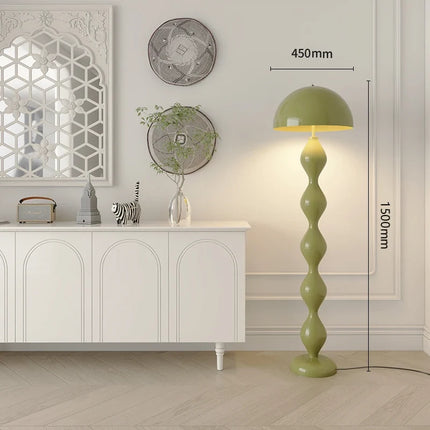 Lampadaire design créatif forme gourde avec interrupteur à pied — LZ4P9XJ