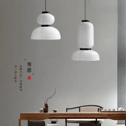 Suspension en papier de riz au style danois pour intérieur — LZ4X9P2