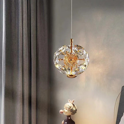 Suspension cristal motif pissenlit avec télécommande et gradation — LZ7XQ2