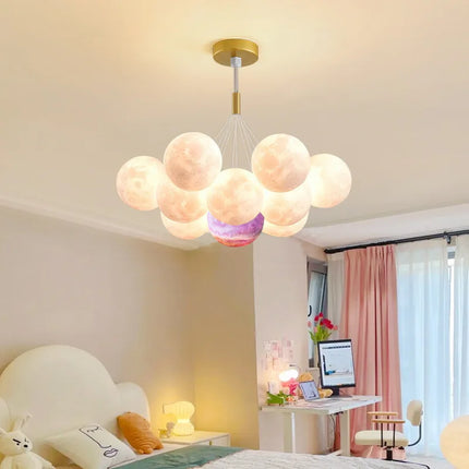 Lustre moderne créatif pour chambre d’enfant et salon — LZ4X9T