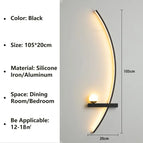 Noir Gauche 85CM / Gradation en continu (RC)