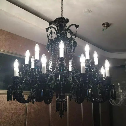 Lustre en cristal à 44 bras pour hôtel et centre commercial — LZ4X9P