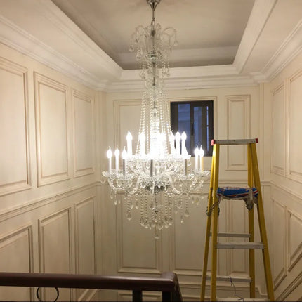Lustre en cristal LED style nordique pour éclairage élégant — LZ4X9P2