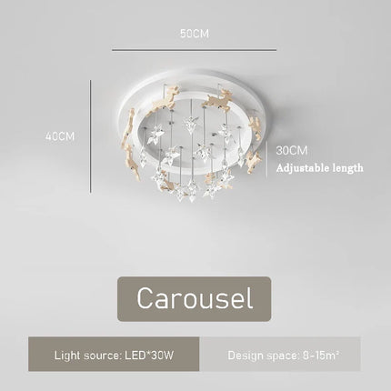 Plafonnier LED en forme d’étoile pour chambre enfant princesse garçon fille — LZ4M9XQ