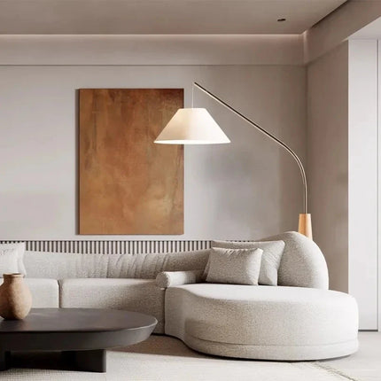 Lampadaire nordique moderne avec télécommande pour décoration intérieure — LZ4X9P