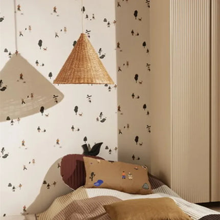 Suspension avec abat-jour rotin tricoté main design minimaliste — LZ4X9T