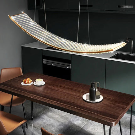 Lustre LED en cristal style nordique pour cuisine moderne — LZ4X9P