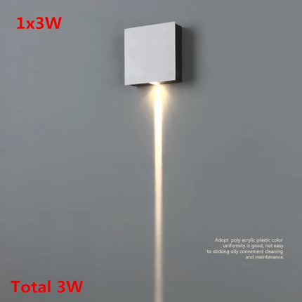 Applique murale LED au design carré minimaliste — LZ4X9P2