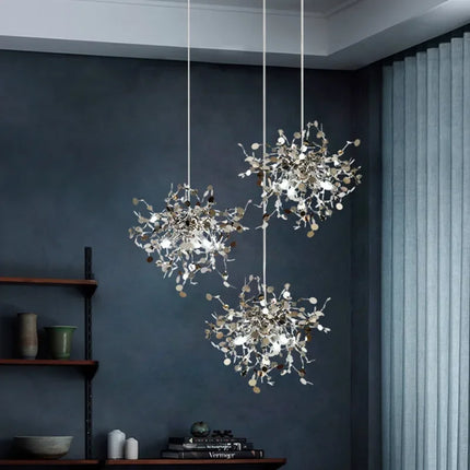 Suspension décorative en acier inoxydable au style nordique créatif — LZ4X9T1