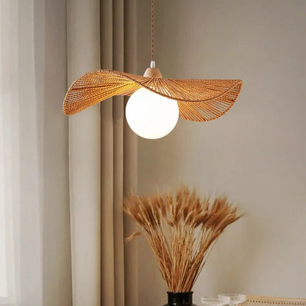 Suspension en bois style japonais pour décoration intérieure — LZ4N7Q2