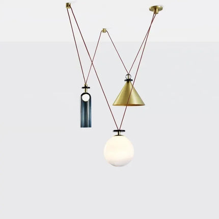 Suspension de plafond réglable en métal pour salon et salle à manger LED — LZ4X9Q2M