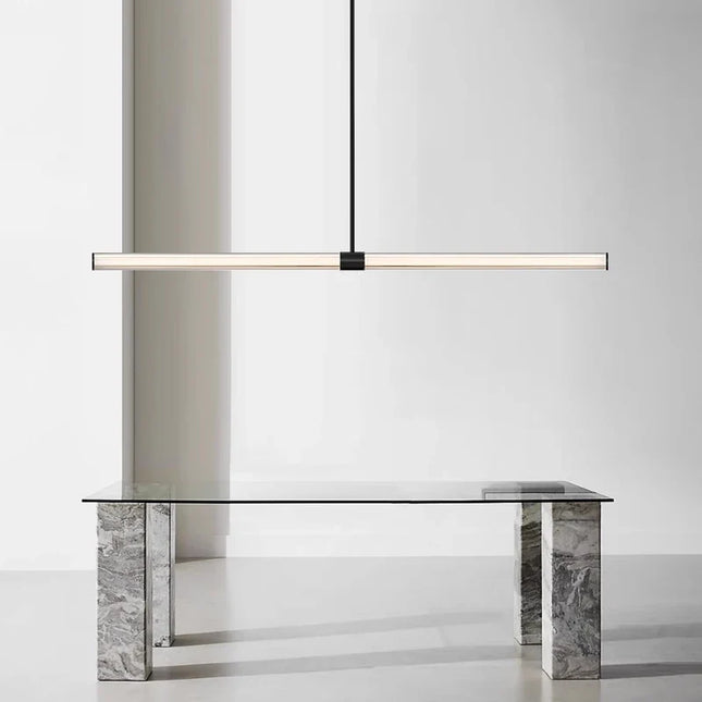 Plafonnier en verre minimaliste pour bar et restaurant moderne — LZ4X9T2