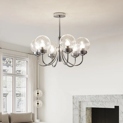 Lustre en verre d'art au style médiéval pour intérieur — LZ4P9XQ