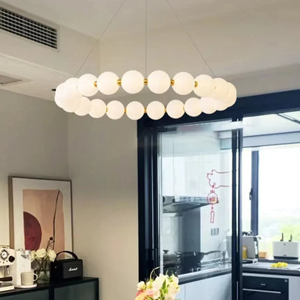Lustre nordique en forme de haricot magique