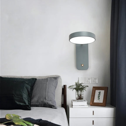 Applique murale LED rotative pour éclairage intérieur moderne — LZ4X9P7