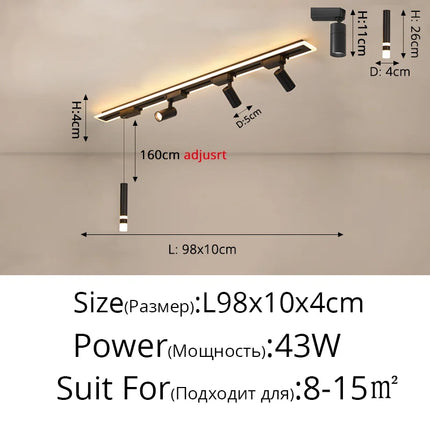 Suspension acrylique moderne avec éclairage LED intégré — LZ4Q7N2
