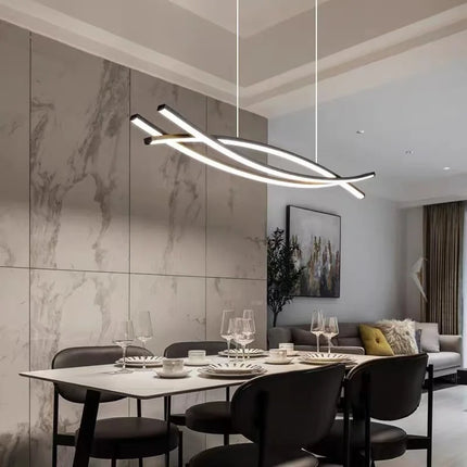Lustre LED en aluminium moderne avec hauteur réglable — LZ4X9P2