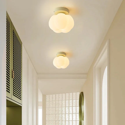 Plafonnier LED design nordique en forme de fleur citrouille — LZ4X9T1