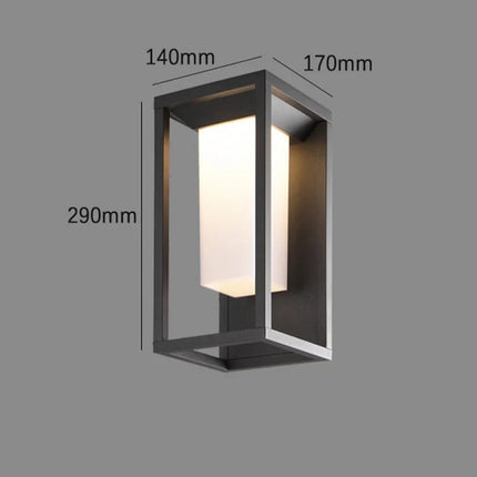 Applique murale solaire extérieure avec détecteur de mouvement — LZ4X9P2