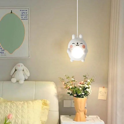 Suspension dessin animé animaux lapin et ours pour soins oculaires enfants — LZ4X9T