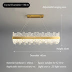 Rectangle L100cm / Lumière froide 6000K