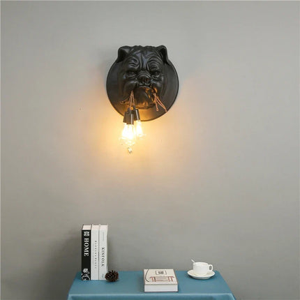 Applique murale vintage en résine style art déco lumineuse — LZ4X9T2