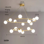White Light / 15 Balls Gold
