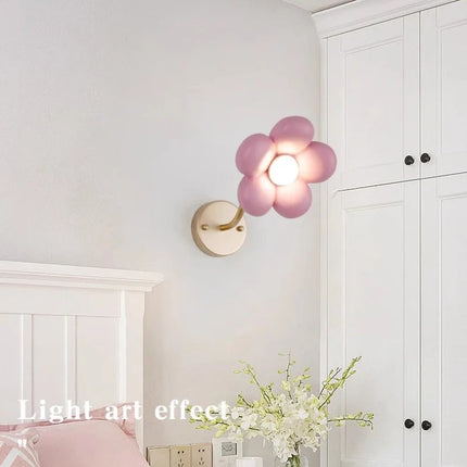 Applique murale pétales roses pour chambre princesse — LZ4X9Q