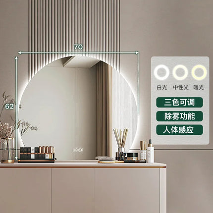Miroir de maquillage avec applique murale créative — LZ4X9J