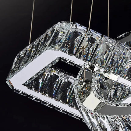 Lustre moderne en cristal doré pour salle à manger — LZ4X9P