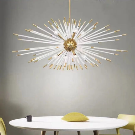 Suspension en cristal de luxe pour éclairage décoratif universel — LZ4G7XQ