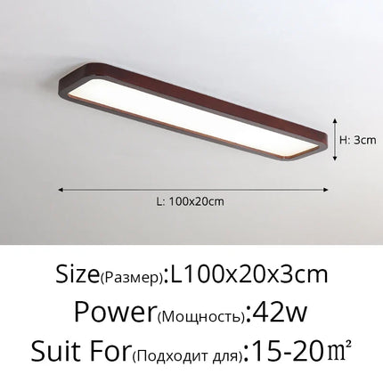 plafonnier led ultra-mince moderne pour entrée et balcon